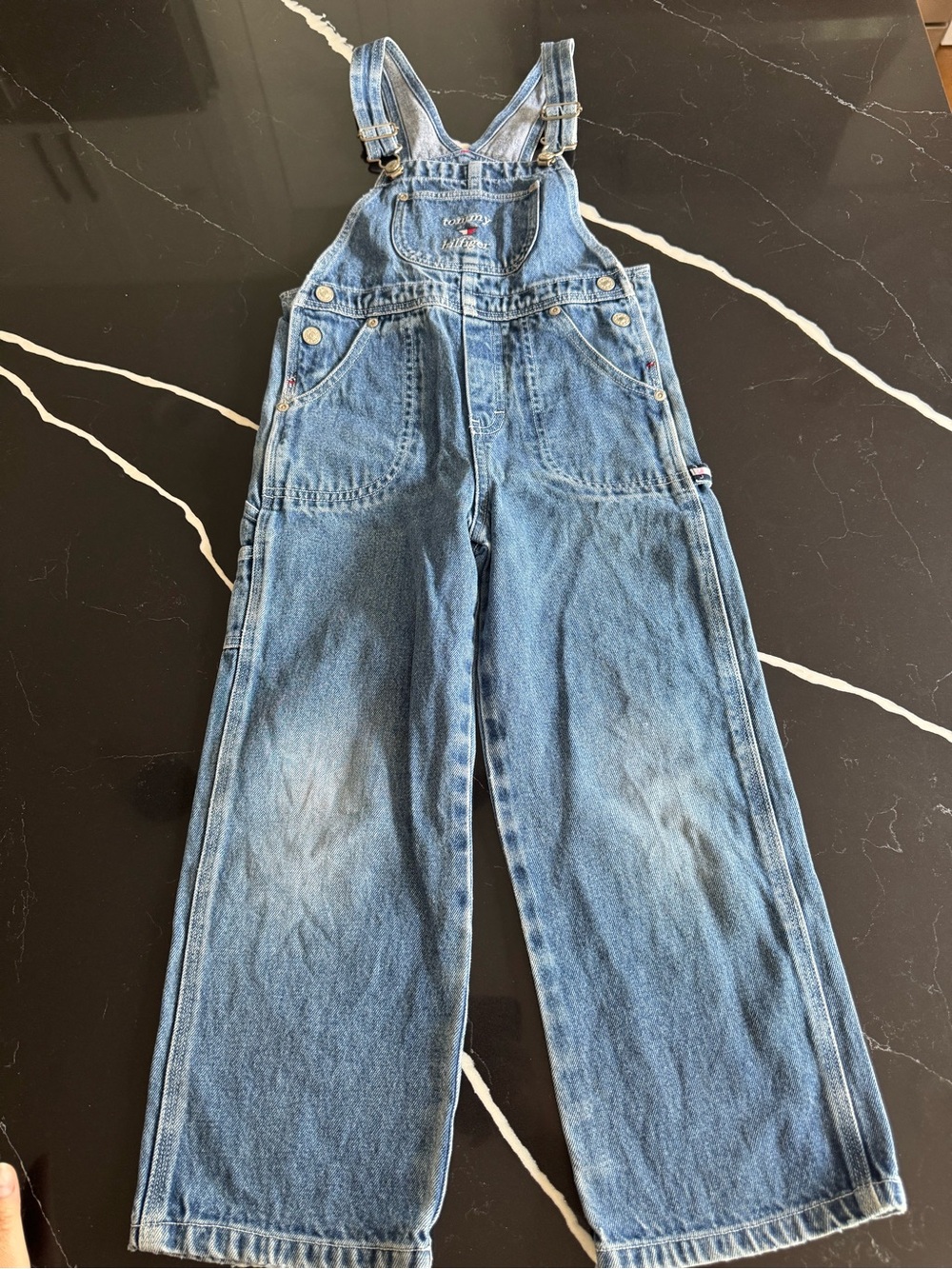 Classic Vitnage Kids Denim Overalls - Light Blue